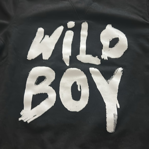 Black Wild Boy Sweatshirt Bold Print - Picture 4 of 4